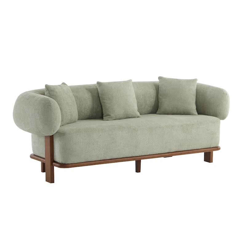 Christopher Knight Home - Oliver Wells Signature Round Arm Sofa