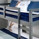 preview thumbnail 6 of 12, Wood Twin Loft Bed with Built-in Ladder and Safety Guardrail for Bedroom For Home