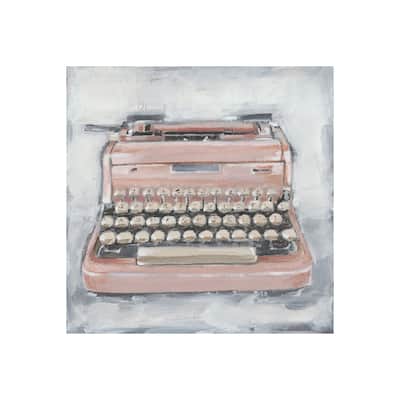 Vintage Typewriter IV (30 x 30) Canvas Art Print