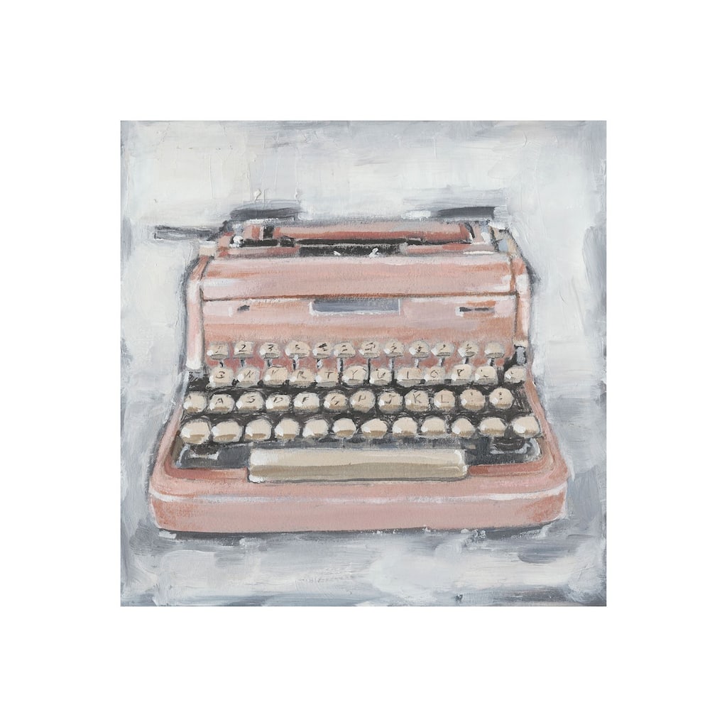 Vintage Typewriter IV (30 x 30) Canvas Art Print