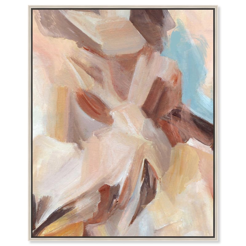 Layers of Colors I Canvas by Art Remedy - 36" x 45" - Silver