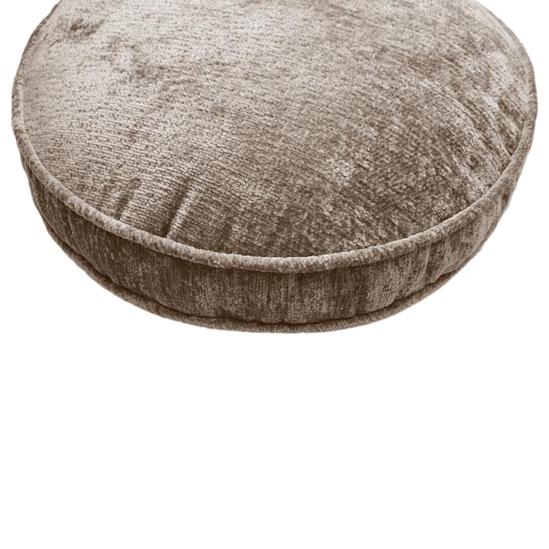 Edie At Home Delmonico Chenille Decorative Pillow 16" Round