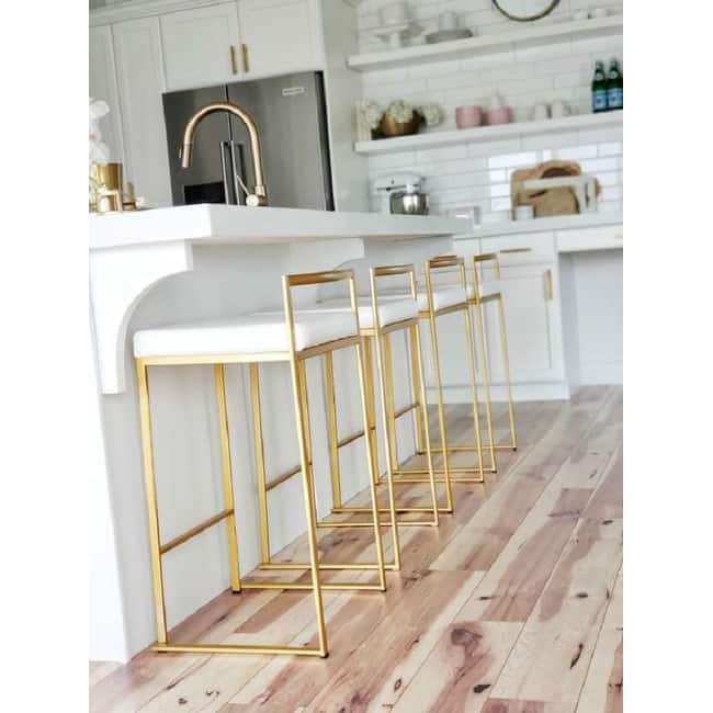 Salem Counter Stool (set of 2) - Gold