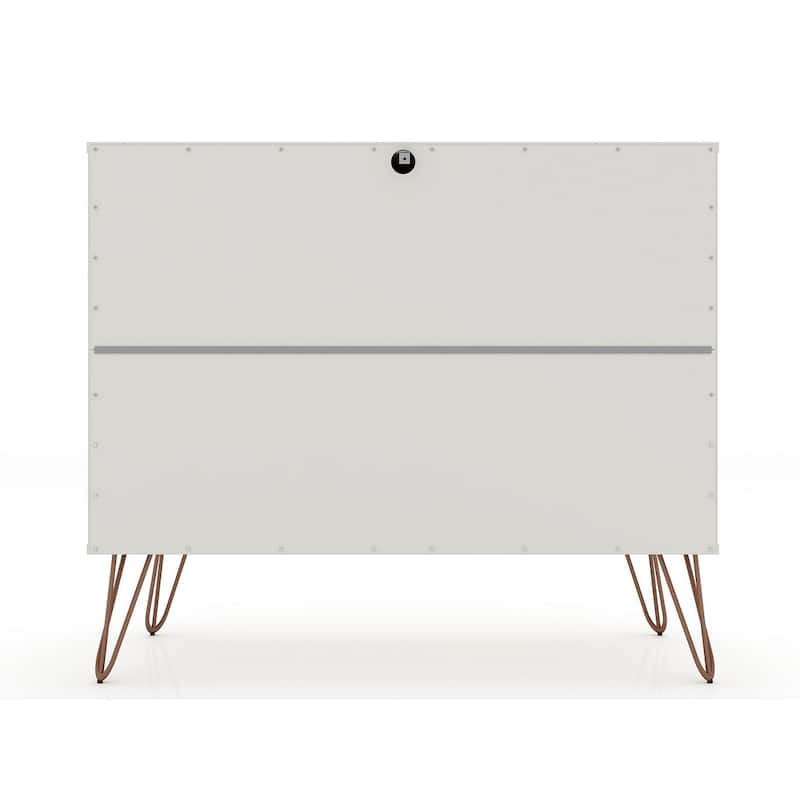 Manhattan Comfort Rockefeller 3-Drawer Dresser (Set of 2)