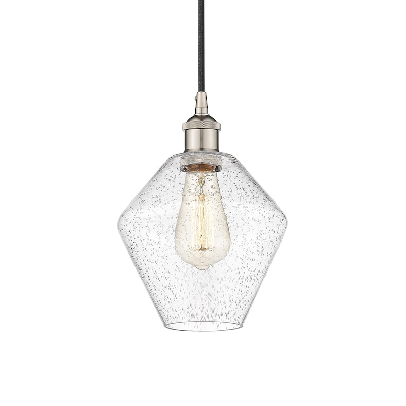Innovations Lighting 616-1P-11-8 Cindyrella Pendant Cindyrella 8" Wide - Polished Nickel / Seedy