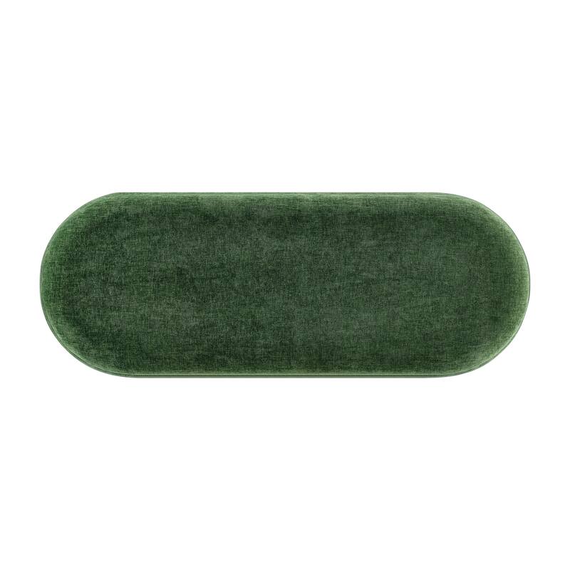NPD Furniture Ayleen Chenille Storage Bench