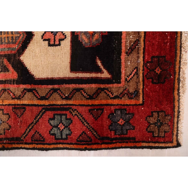 ECARPETGALLERY Hand-knotted Konya Anatolian Red Wool Rug - 3'9 x 7'9