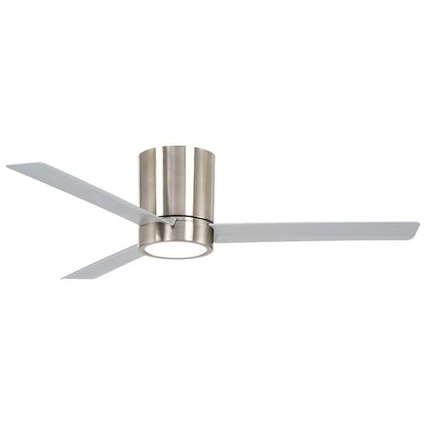 slide 2 of 4, Minka Aire Roto Flush 3 Blade 52 Inch Hugger LED Ceiling Fan