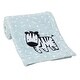 preview thumbnail 3 of 4, Bedtime Originals Mighty Jungle Zebra Fleece Baby Blanket - Aqua Blue