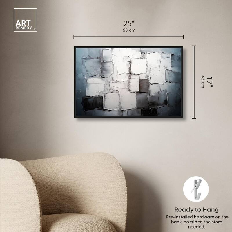 Urban Grid Canvas by Art Remedy