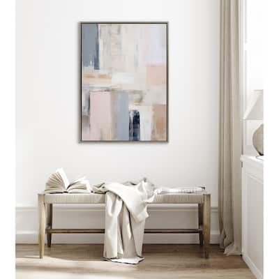 Kate and Laurel Sylvie Rustic Melody Framed Canvas by Amy Lighthall