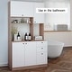 preview thumbnail 8 of 43, Living Skog Pantry Kitchen Microwave Storage Cabinet