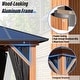 preview thumbnail 120 of 133, EROMMY Hardtop Gazebo,Outdoor Pergola with Double Roof & Netting & Curtains,Heavy Duty Canopy for Patio, Backyard, Pool party