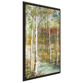 "Warm Spice Birch Path" by Nan Print on Floating Canvas - Bed Bath ...