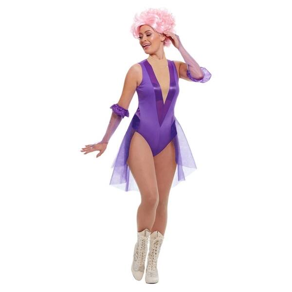 Shop Purple Trapeze Artist Medium Women Halloween Costume With Gloves Overstock 29182489