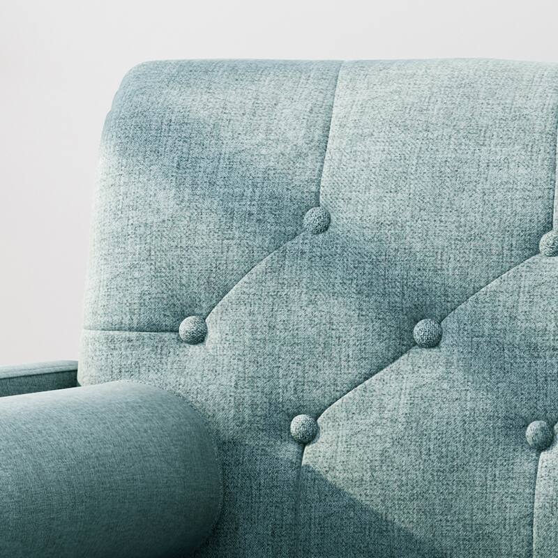 Merax Fabric Mid-Century Modern Club Chair