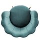 preview thumbnail 36 of 35, Angela Black and Gold Metal Leg Velvet Seashell Accent Chair (Set of 2) by iNSPIRE Q Bold