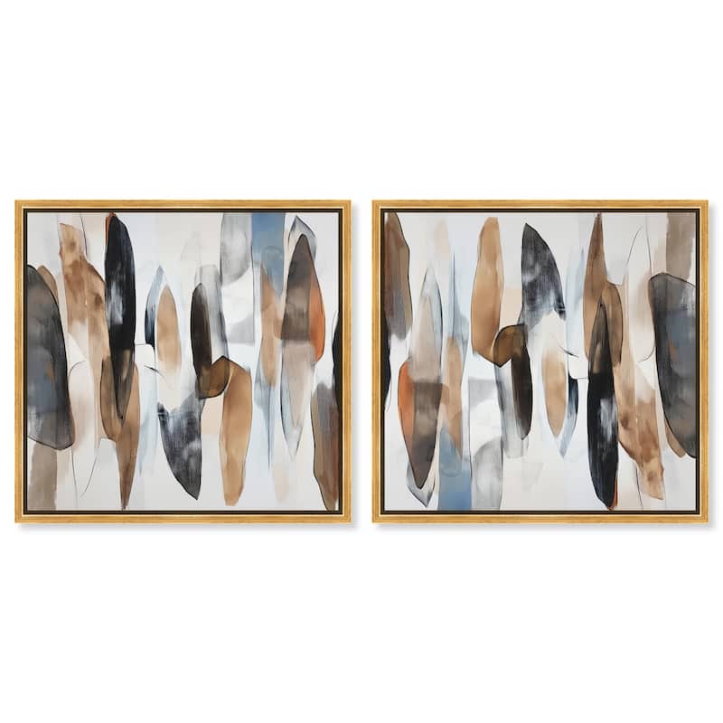 Summer Wine table Canvas by Art Remedy - 16" x 20" - Silver