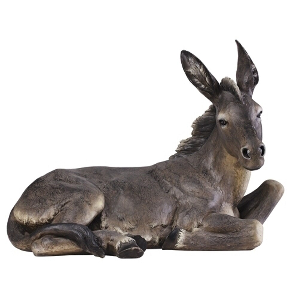 resin donkey statue