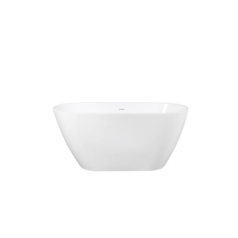 KBV 63'' x 29" Freestanding Soaking Acrylic Bathtub GTBT0015 - 63"