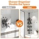 preview thumbnail 7 of 5, Shower Organizer Caddy - 7.9"D x12.6"W x 125"H