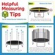 preview thumbnail 3 of 3, Machrus Upper Bounce Trampoline Replacement Net, For 14' Round Frames Using 8 Straight Poles, Installs Outside of Frame-NET ONLY