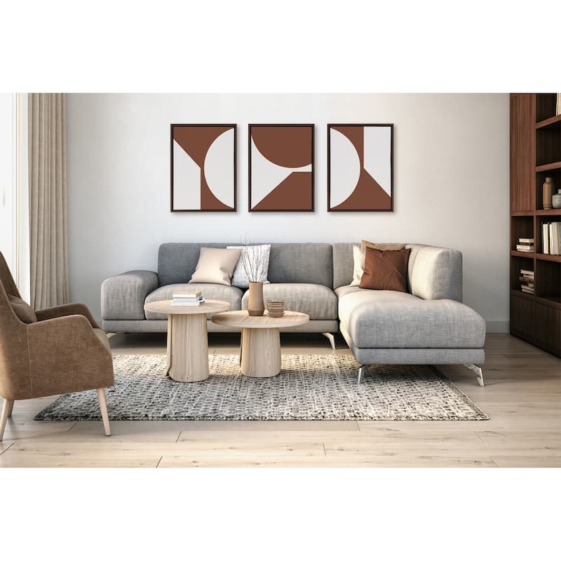 Kate and Laurel Sylvie Min Max Set Canvas by Creative Bunch Studio