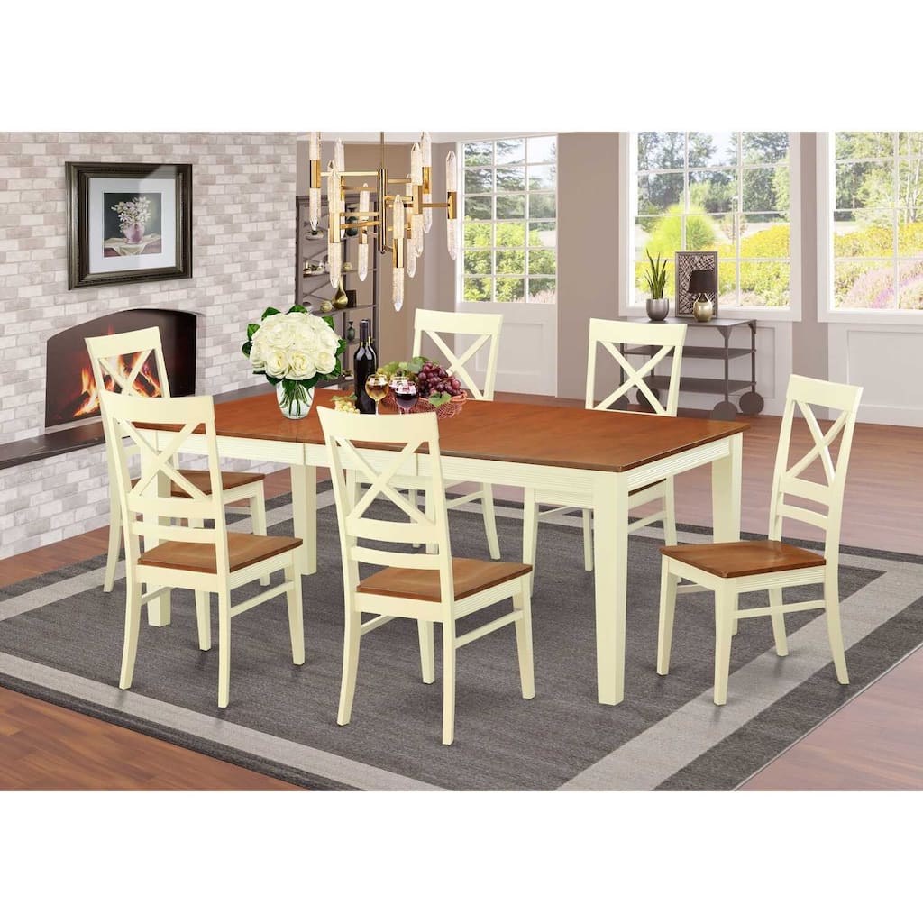 Modern Dining Set - Table & Chairs - Kitchen, Eat-In, Rectangular Design