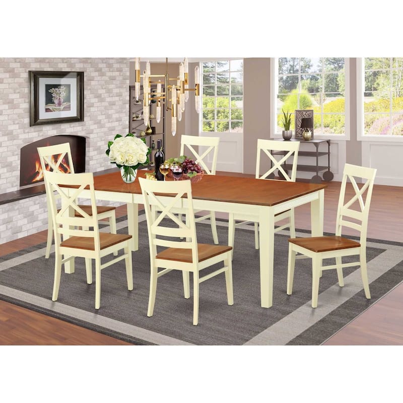 Modern Dining Set - Table & Chairs - Kitchen, Eat-In, Rectangular Design