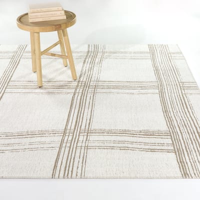 Olivia Modern Striped Area Rug