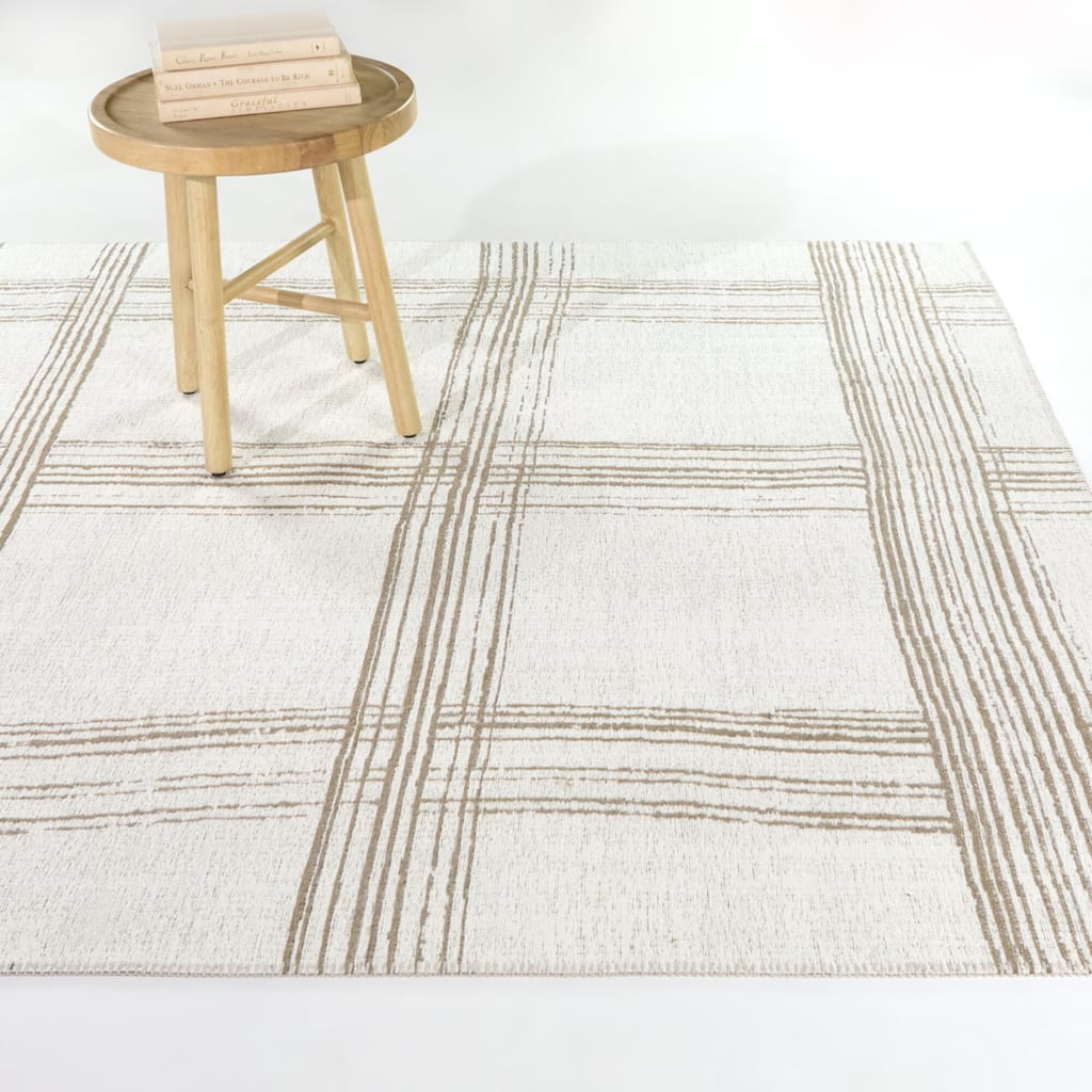 Olivia Modern Striped Area Rug