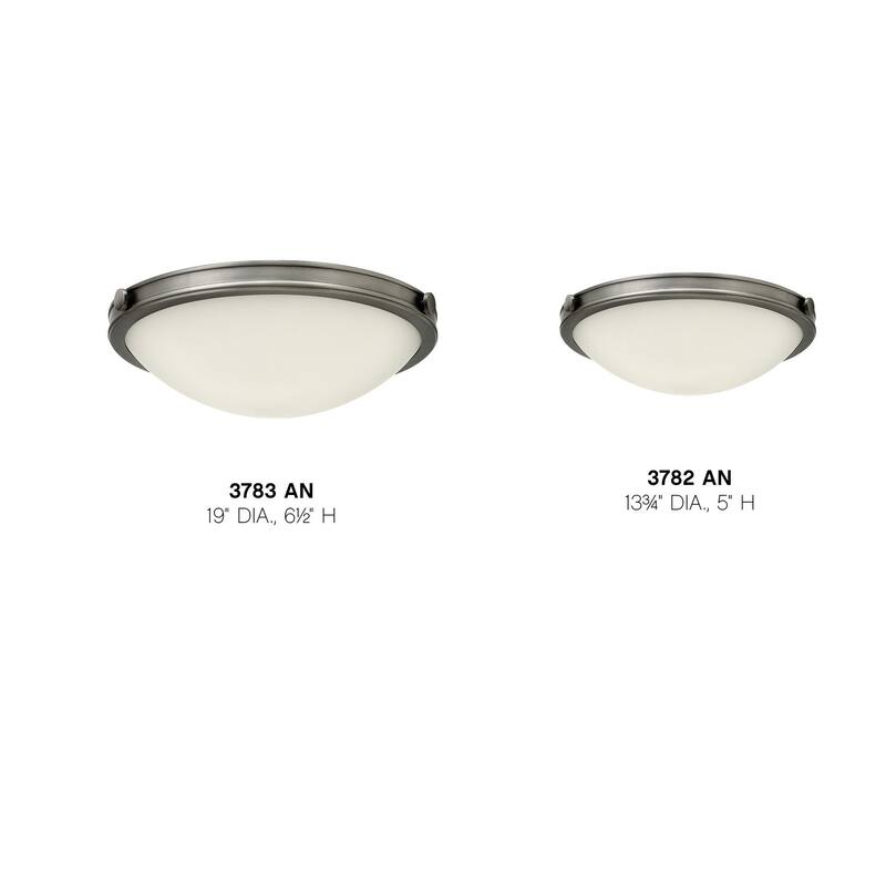 Hinkley Lighting 2 Light Flush Mount Ceiling Fixture from the Maxwell