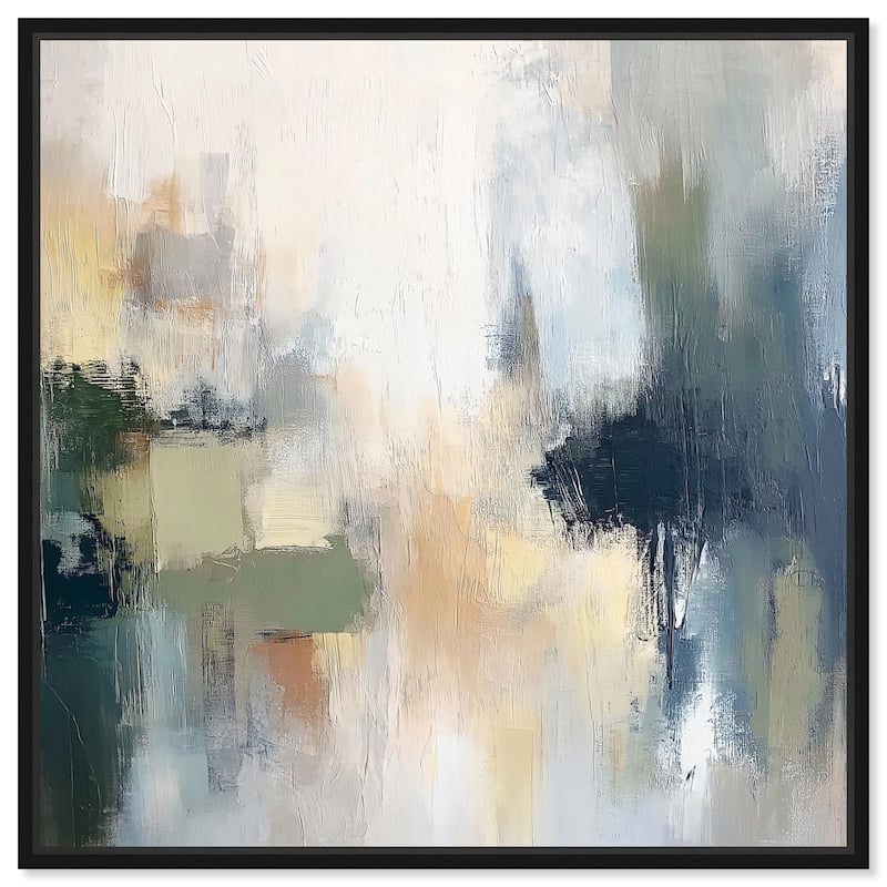 Abyssal Light Canvas by Art Remedy - 30" x 30" - Black
