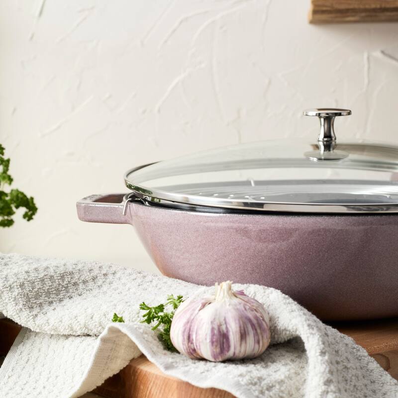 STAUB Cast Iron 4.5-qt Perfect Pan