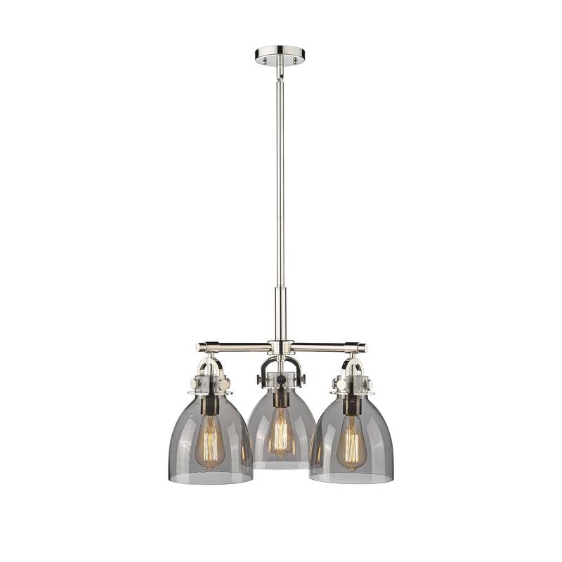 Innovations Lighting 410-3CR-16-20 Newton Bell Pendant Newton Bell 3