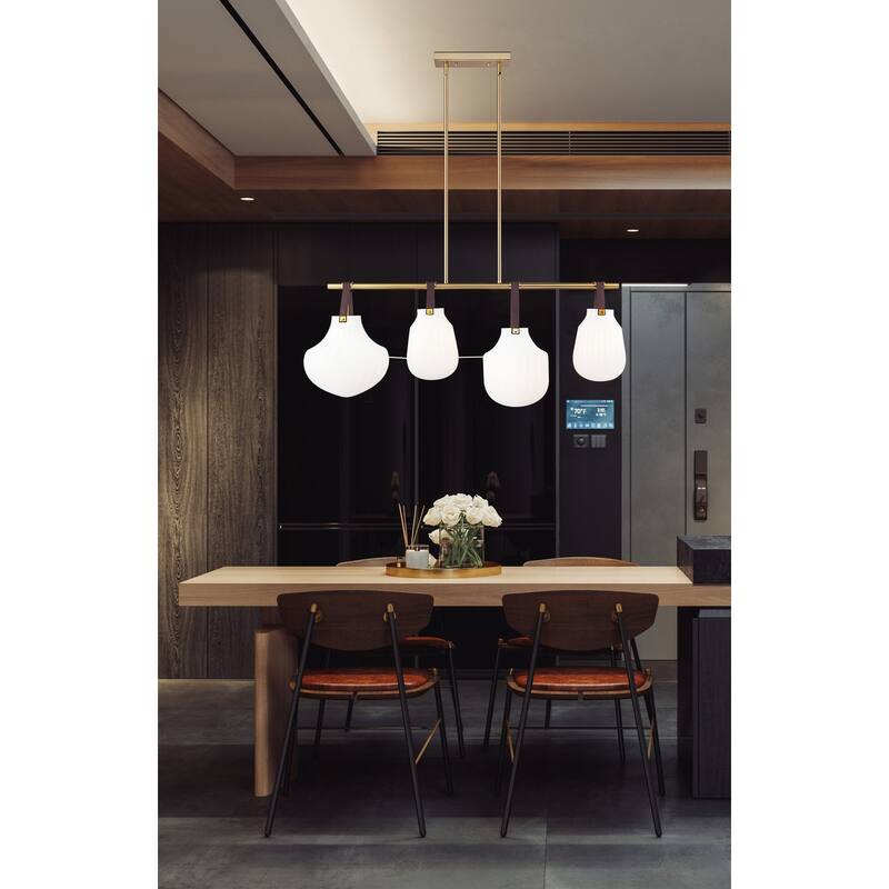 Z-Lite 7513-4L Newbury 4 Light 50" Wide Linear Chandelier