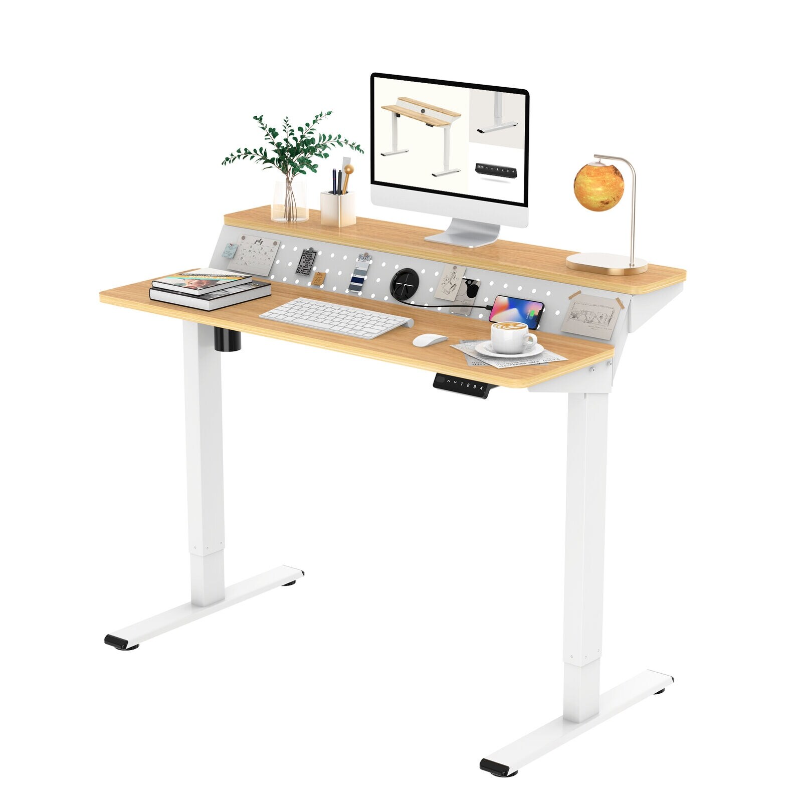 FlexiSpot 2-Tier Height Adjustable Electric Home Office FlexiSpot 2-Tier Height Adjustable Electric Home Office