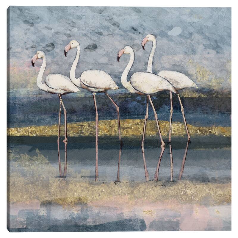 Chorus Line Square II by Studio Arts Canvas Art Print