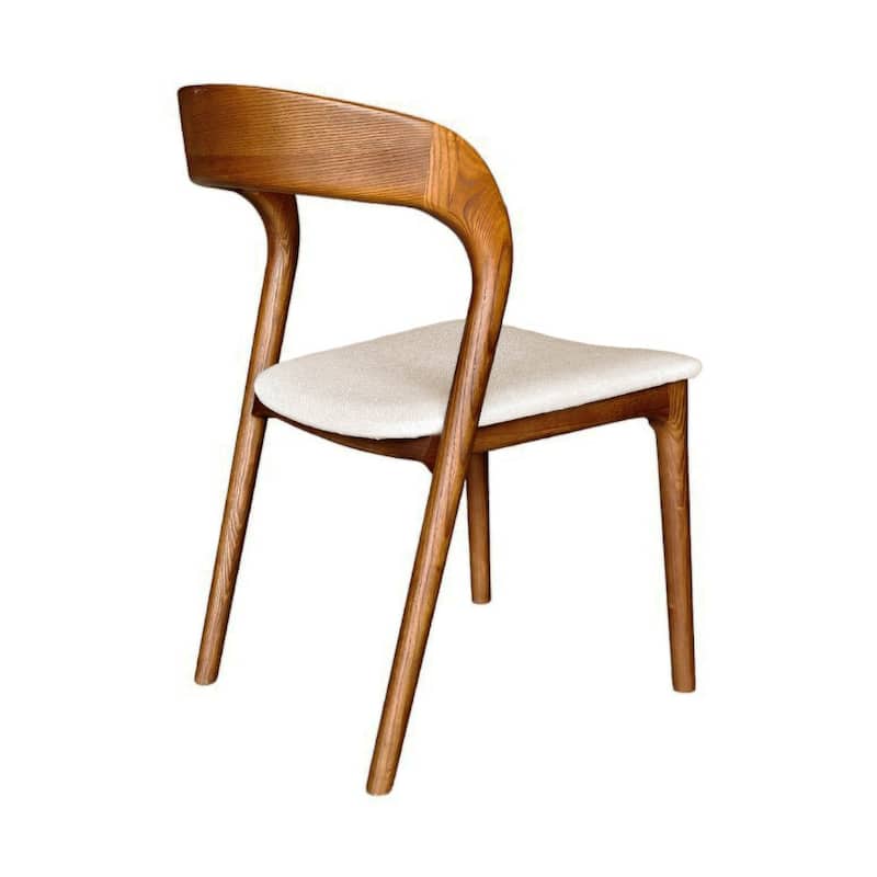 Java Ash Wood Upholstered Dining Chair (Set of 2)