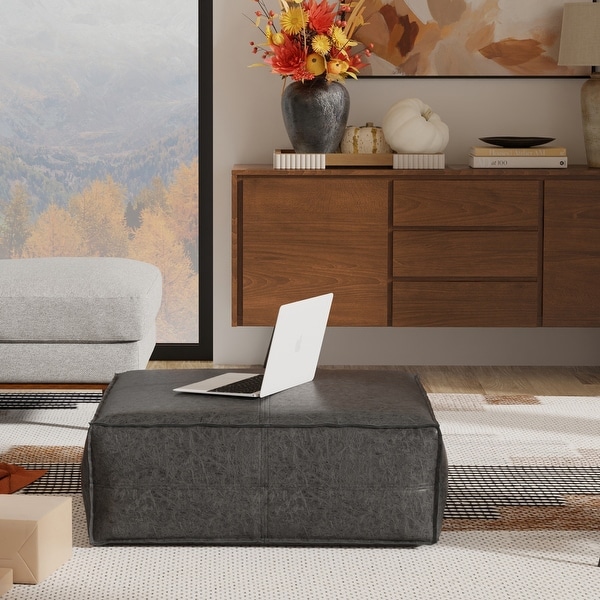 WYNDENHALL Wendal Boho Square Pouf On Sale Bed Bath Beyond 36963991