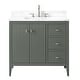 preview thumbnail 91 of 95, Vanity Art 36" Single Sink Bathroom Vanity Cabinet with Engineered Marble Countertop