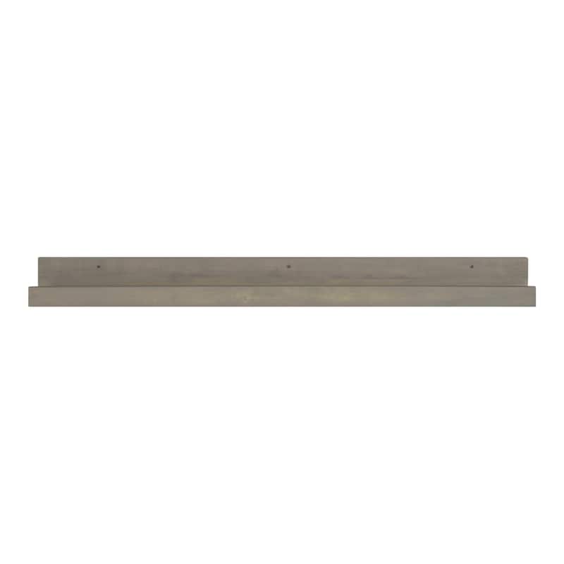 Porch & Den Bear Wood Holder Ledge Floating Wall Shelf