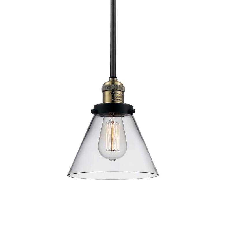 Innovations Lighting Large Cone Single Light 8" Wide Mini Pendant with