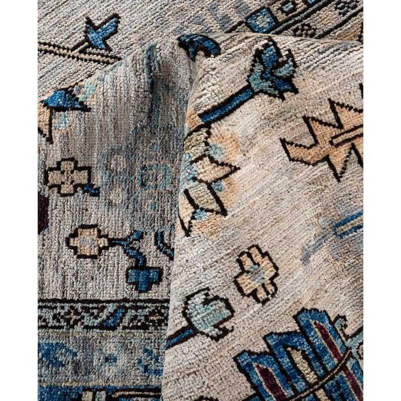 Serapi One-of-a-Kind Hand-Knotted Area Rug - Gray - 8' 10" x 11' 9"