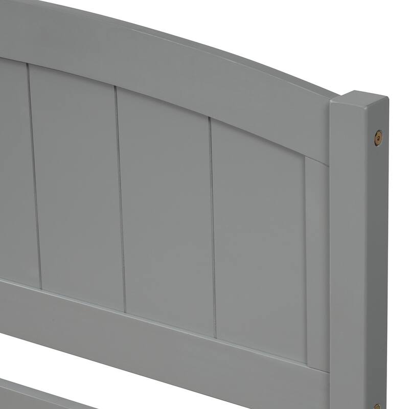 Twin size Platform Bed with Trundle