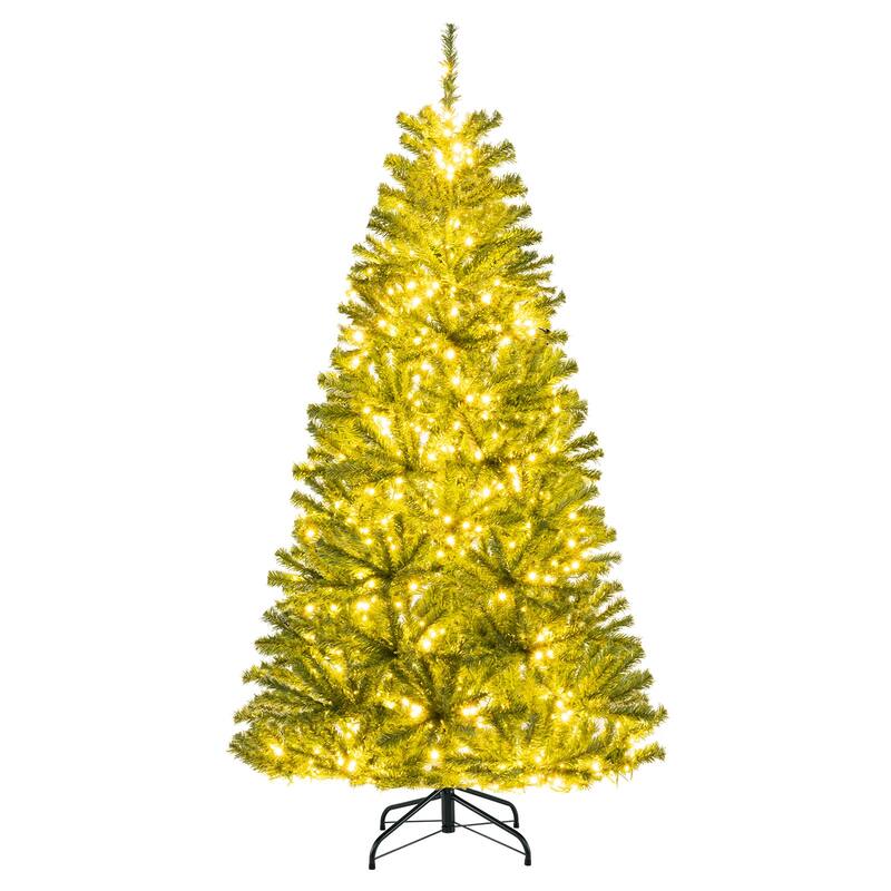Costway 6/7/8 FT Artificial Christmas Tree with 1528/1098/680 Branch - See Details - 6 Foot
