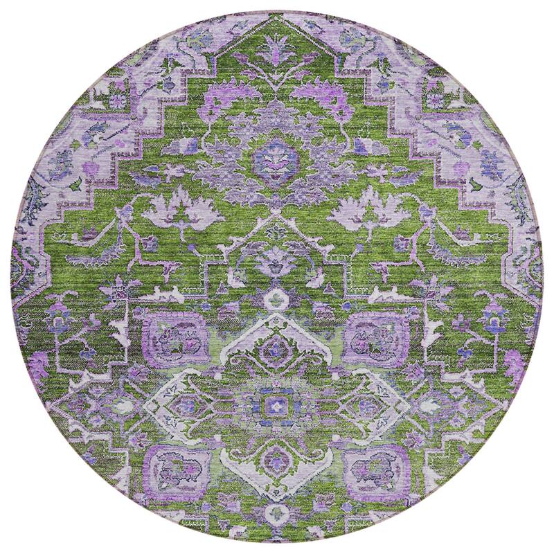 HomeRoots Oriental Traditional Rectangle Outdoor Rug