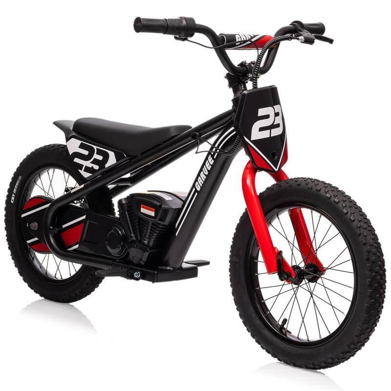 Kids Electric Dirt Bike, Electric Balance Bike for Kids Ages 6-12 Best Gift - Black