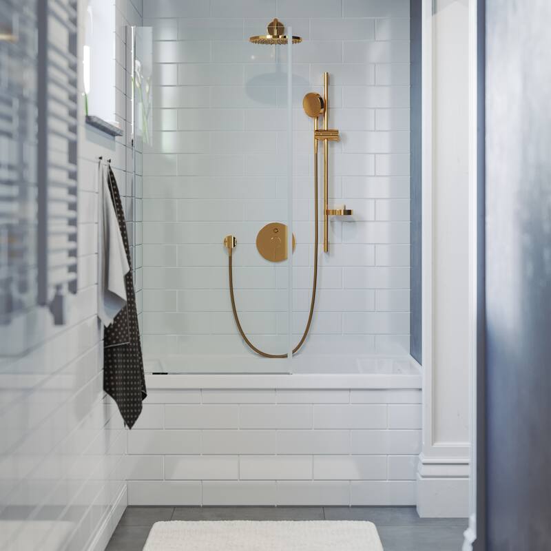 Voltaire 48 x 32 in. Acrylic Drop-in Bathtub - 48x32 Right - White
