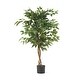 preview thumbnail 7 of 11, Harney Artificial Tabletop Ficus Tree by Christopher Knight Home